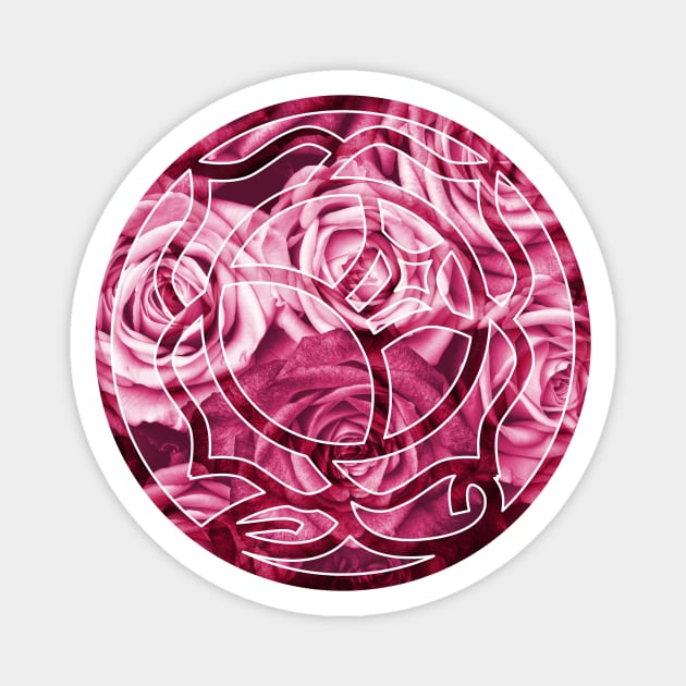 Rose Crest Magnet by Silvercrystal